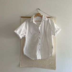NWOT Aritzia Denim Forum Jane Blouse